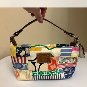 Coach Hamptons Weekend Patchwork Mini Bag (style 40430)